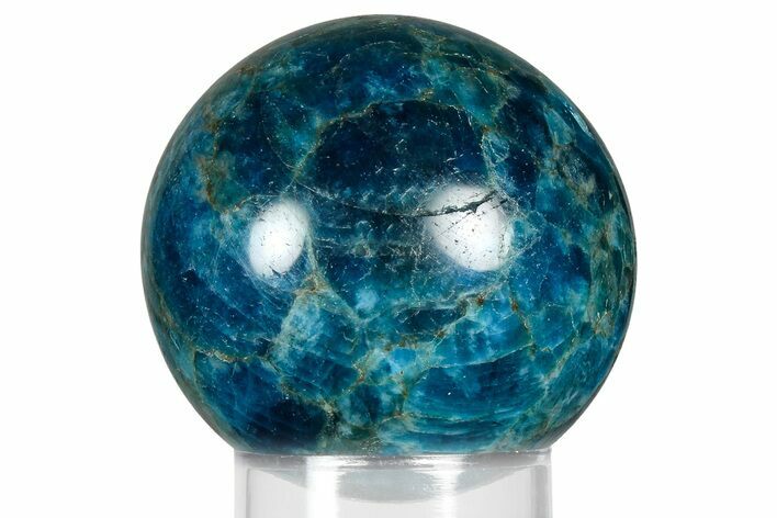 Bright Blue Apatite Sphere - Madagascar #367059